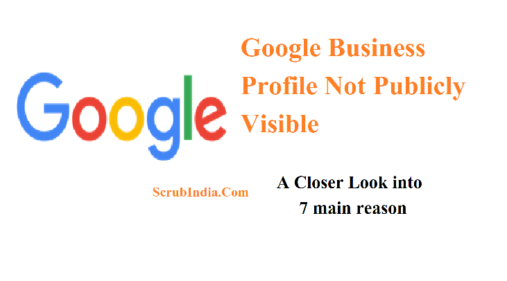 Google Business Profile Not Publicly Visible A Closer Look into 7 main reason